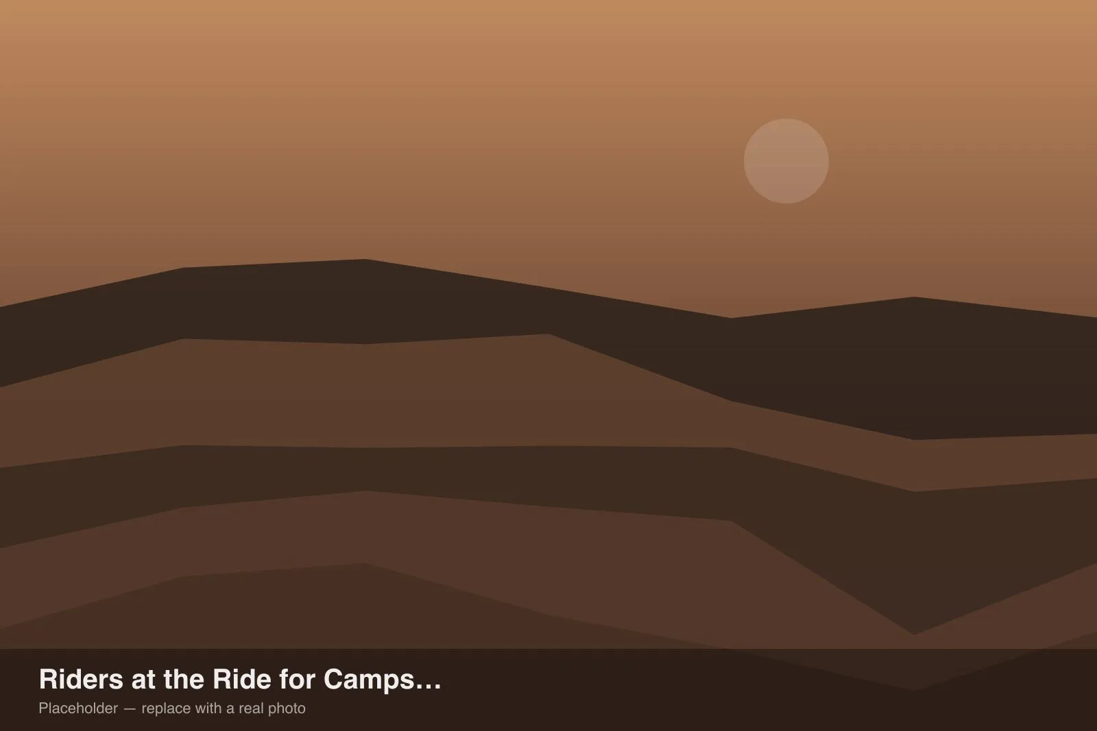 Riders at the Ride for Camps motorcycle fundraiser.